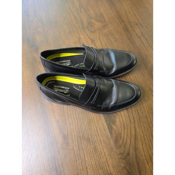 Mens Bostonian Flexlite, Slip On Loafer Black Shoe US Size 11 Med - Picture 3 of 16